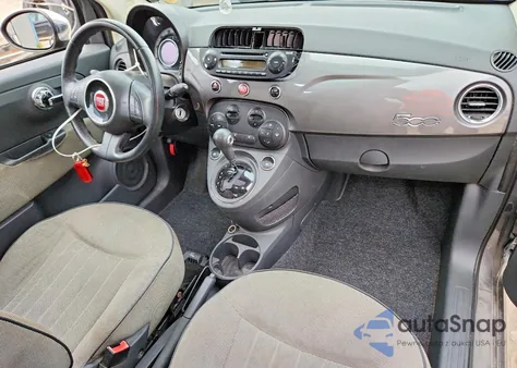 2012 Fiat 500 Lounge z USA, uszkodzony, nr VIN 3C3CFFCR0CT106467